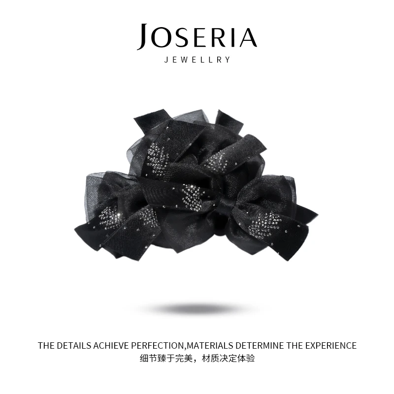 【赫本风】挽星 温柔优雅气质抓夹FJ0235