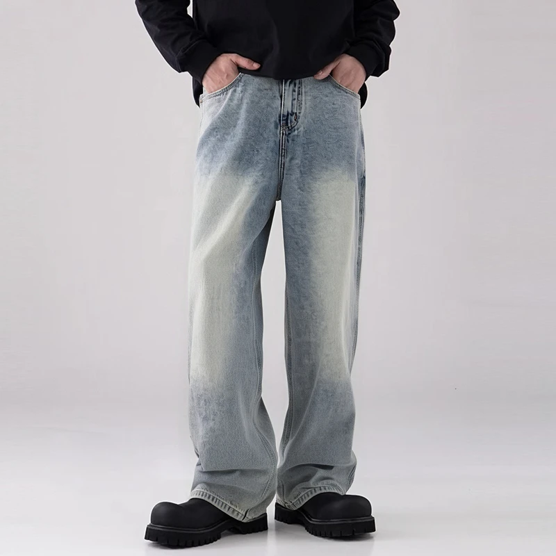 gxg.jeans男装时尚复古水洗宽松时尚牛仔裤25年新品