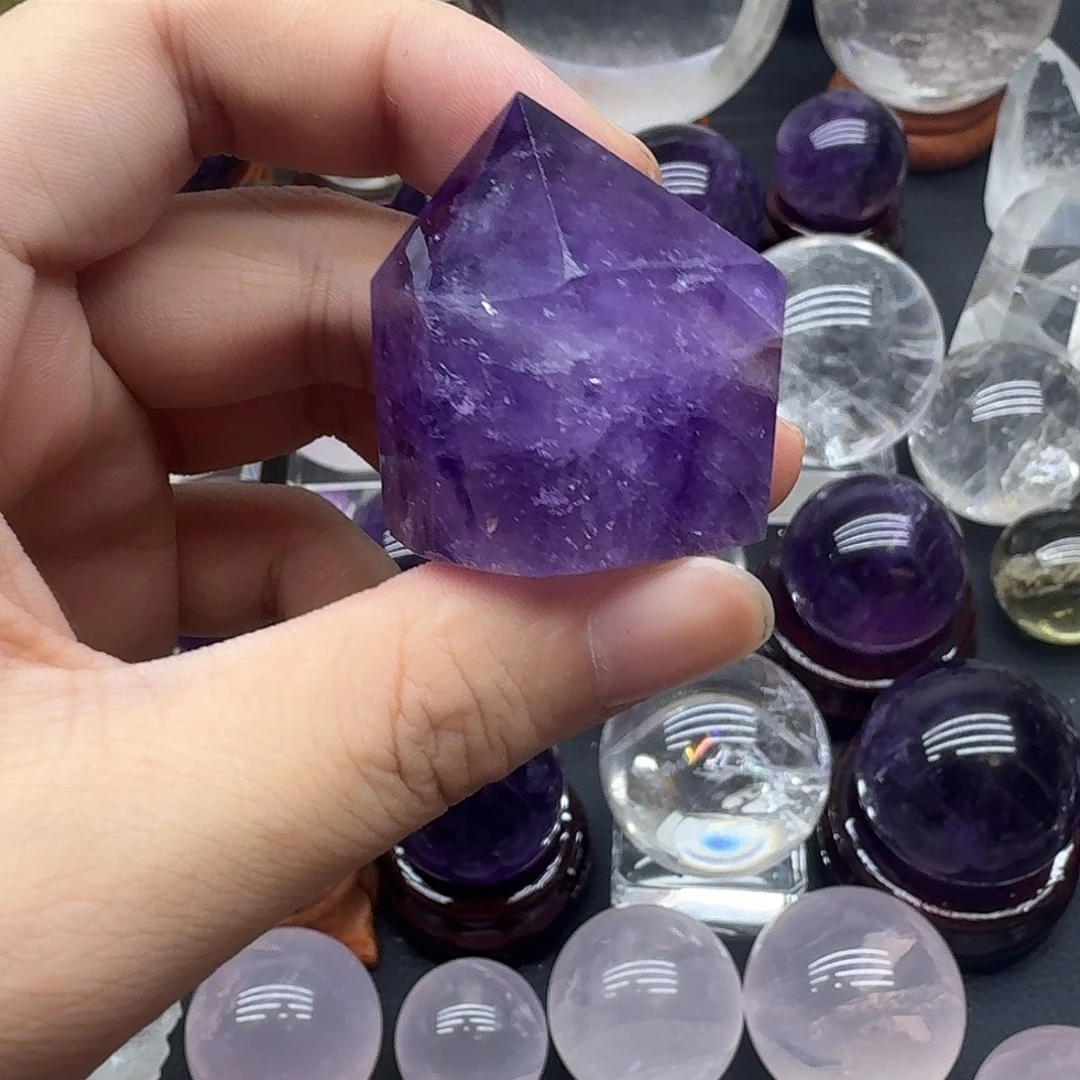 未镶嵌珠宝半成品紫晶
