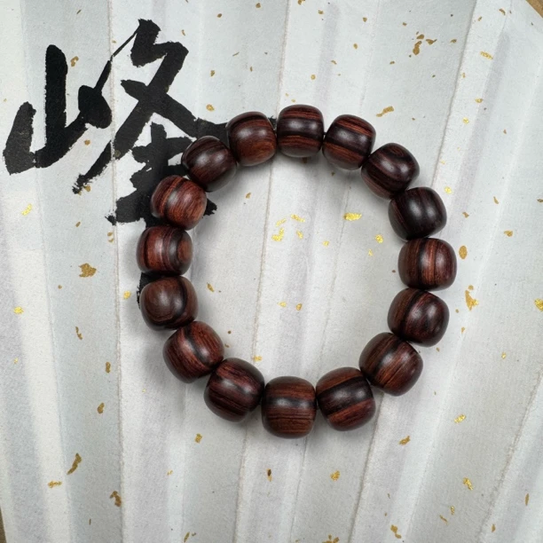 【文玩好物】海南黄花梨油梨老料规格1.4大黑线【多样性，发其一】