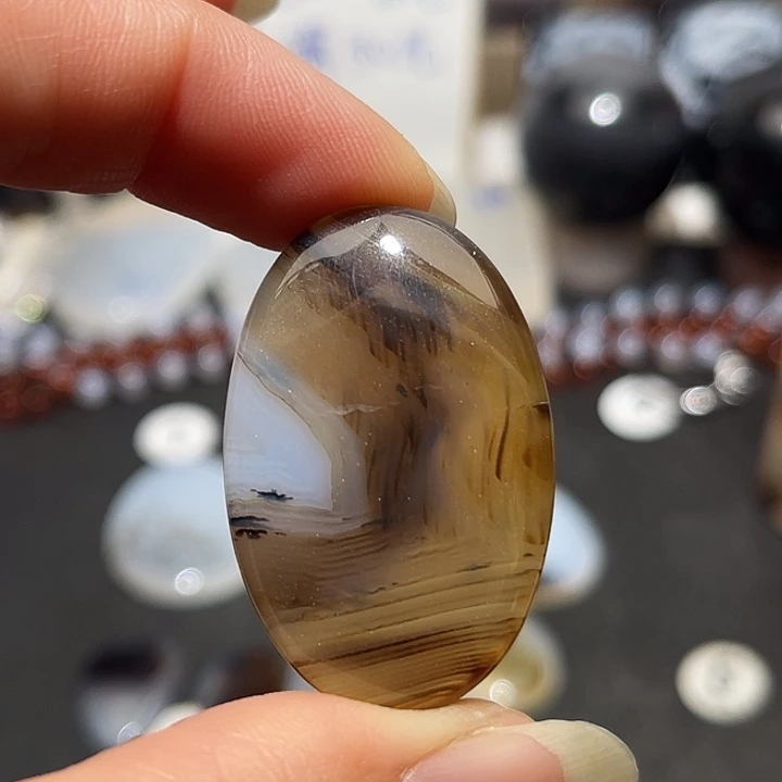 玛瑙/玉髓未镶嵌吊坠(不含链)