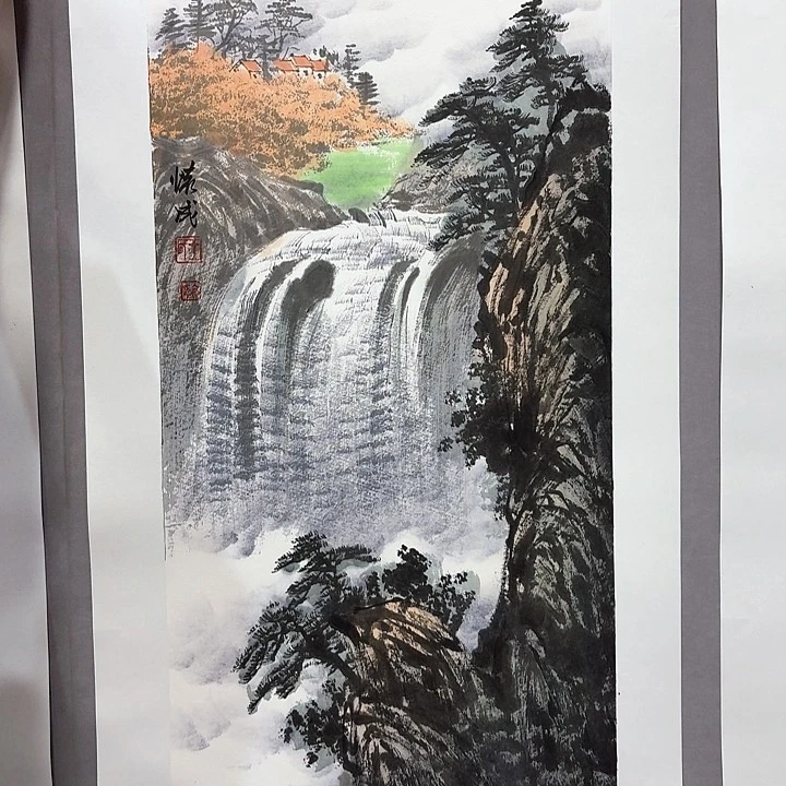 国画亲笔手绘放心去藏