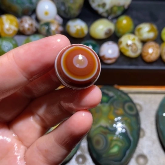 未镶嵌玛瑙/玉髓珠宝半成品时***！