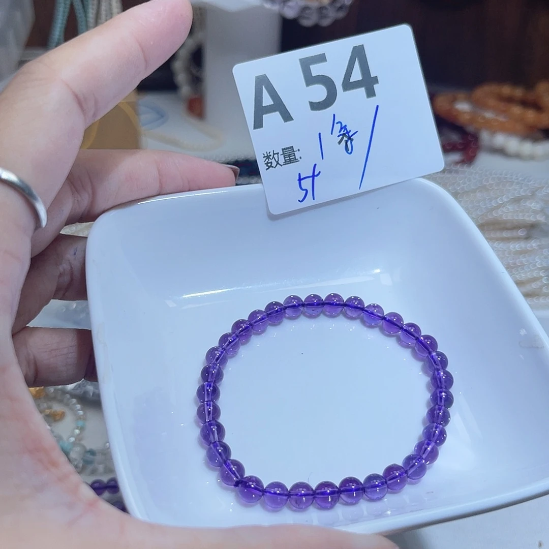 水晶珠宝半成品未镶嵌A54。