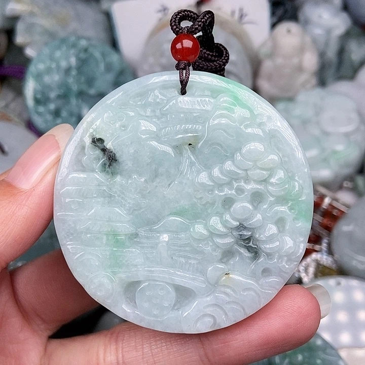 颈饰未镶嵌翡翠翡翠