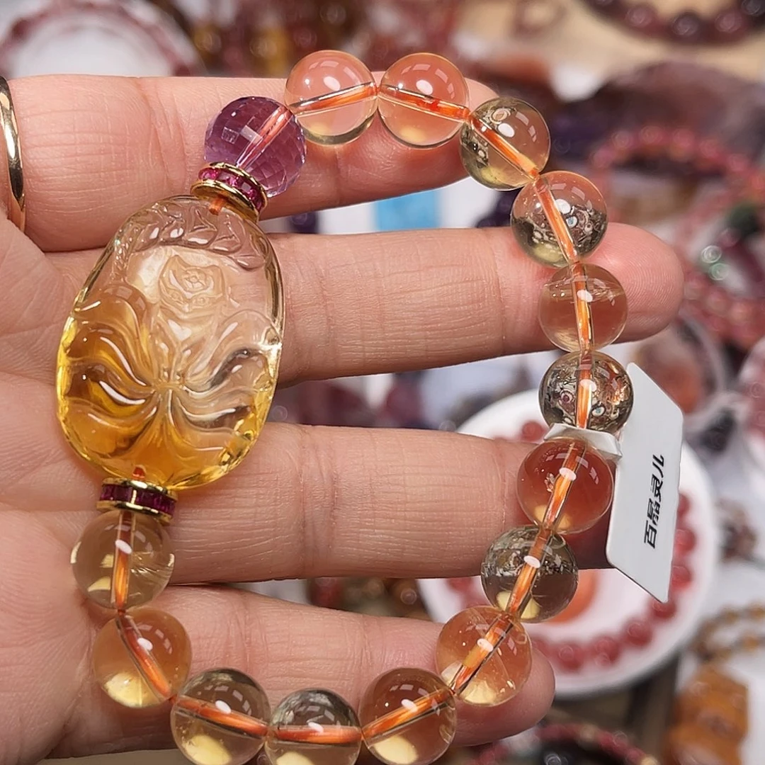 颈饰水晶未镶嵌多样性发一