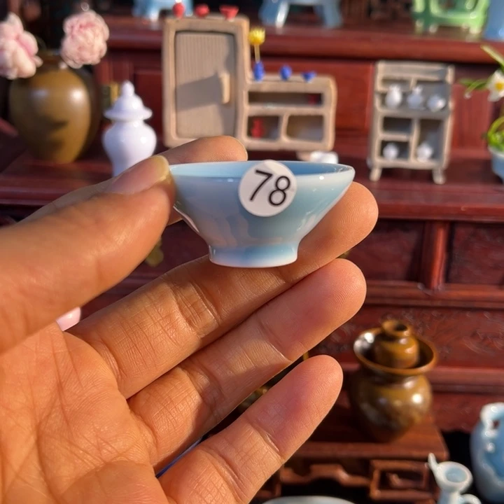 摆件微陶老王迷你花瓶