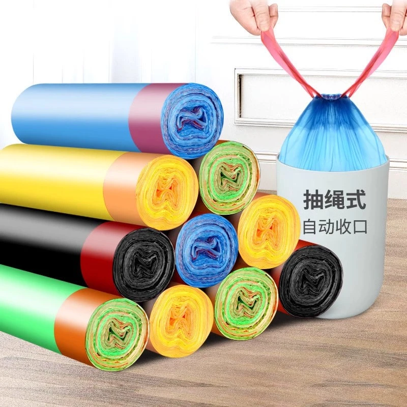 【加厚耐用】150只抽绳垃圾袋大量手提式加厚垃圾袋子家用厨房公室