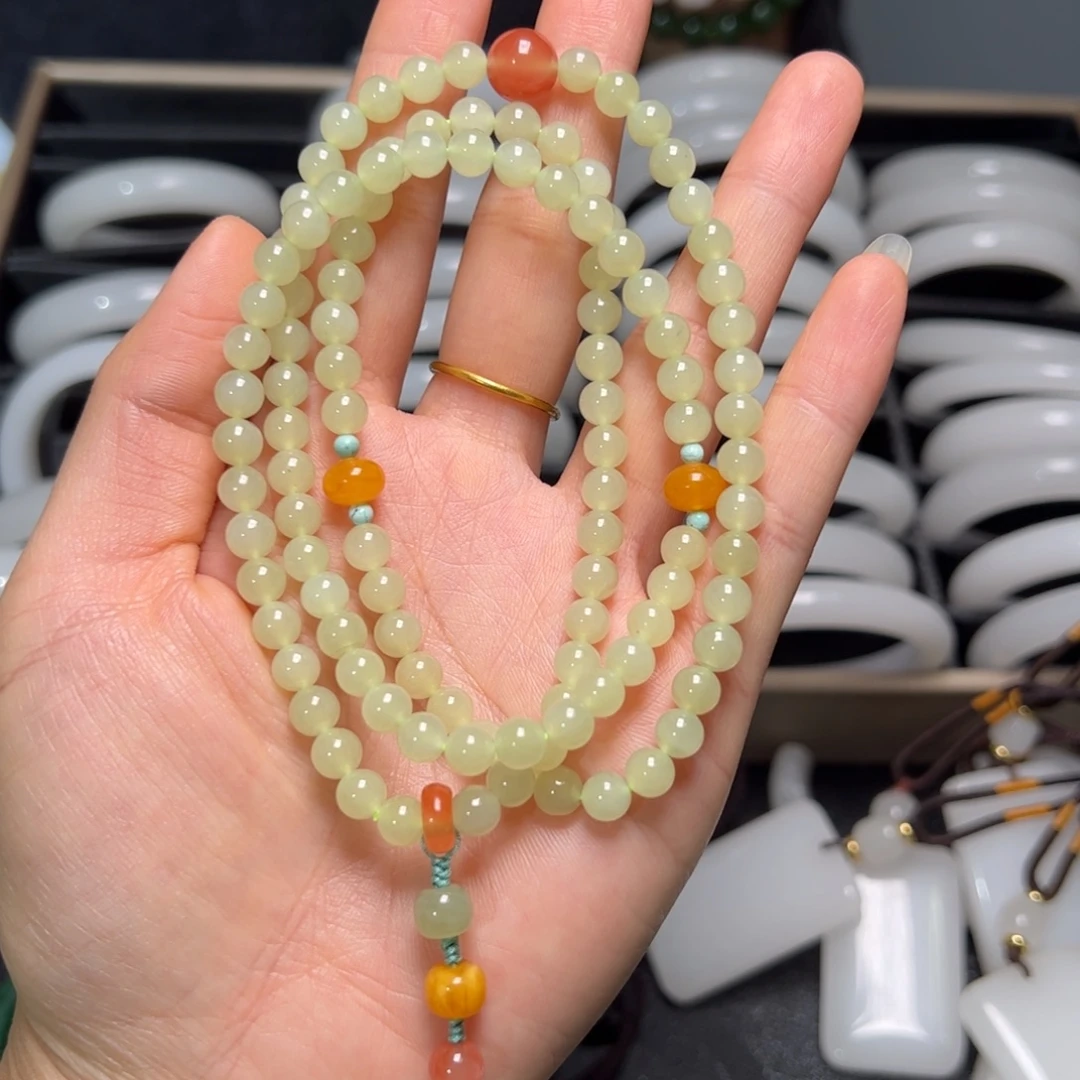 和田玉未镶嵌手链毛衣链