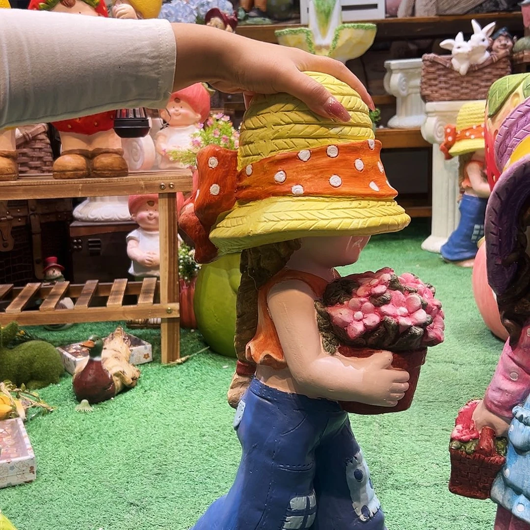 花园摆件红红火火