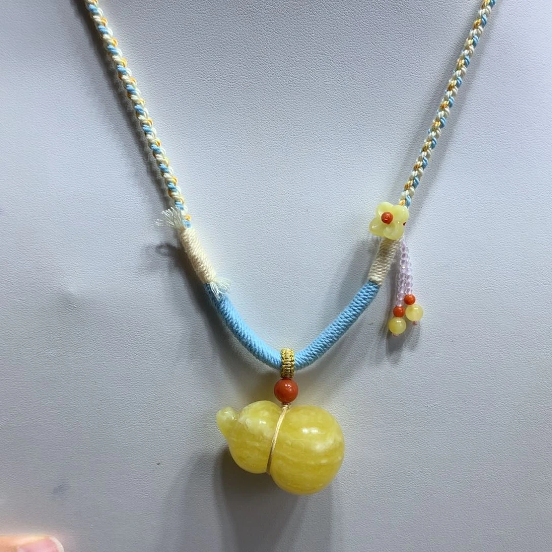 蜜蜡颈饰未镶嵌吊坠