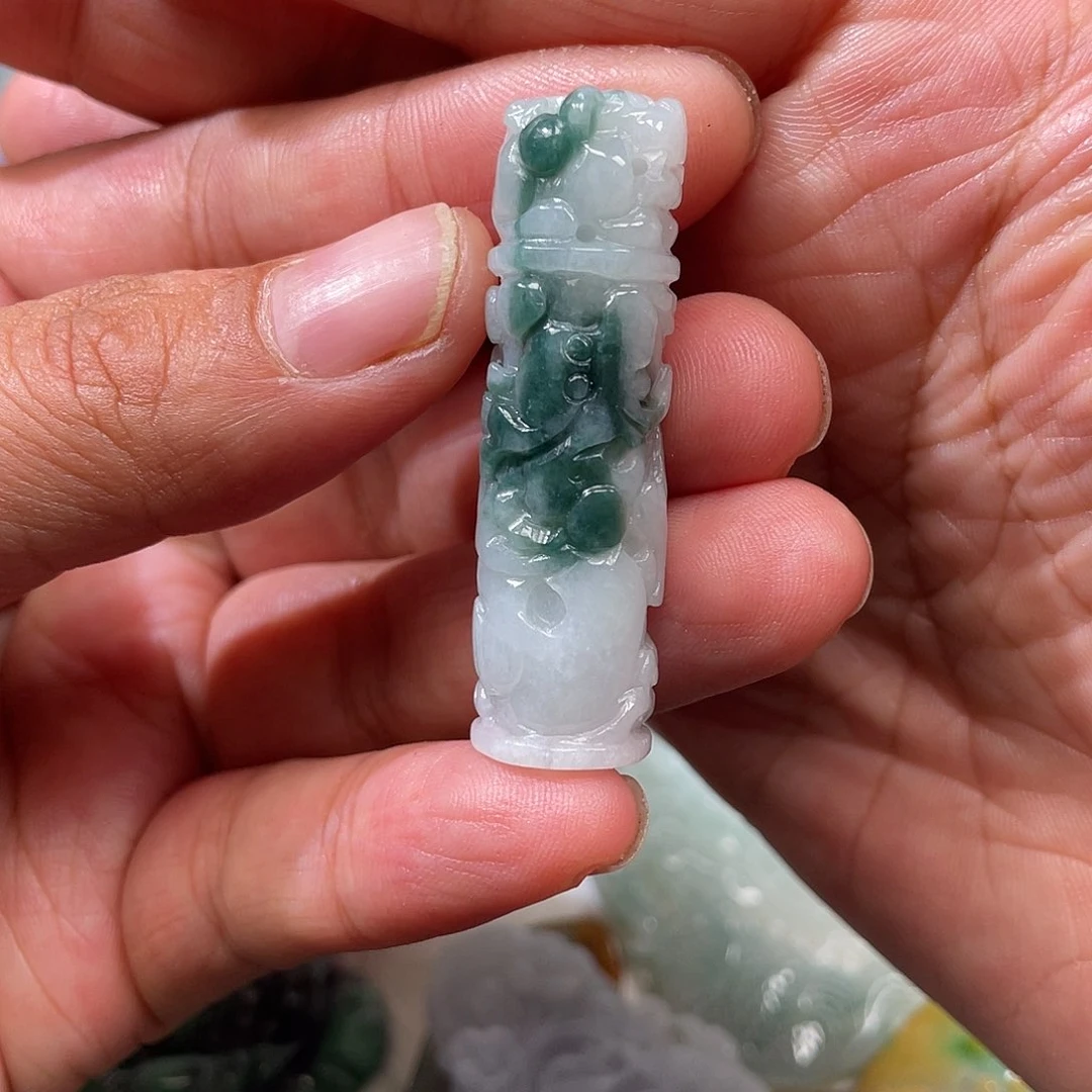 颈饰未镶嵌翡翠翡玉缘翡翠