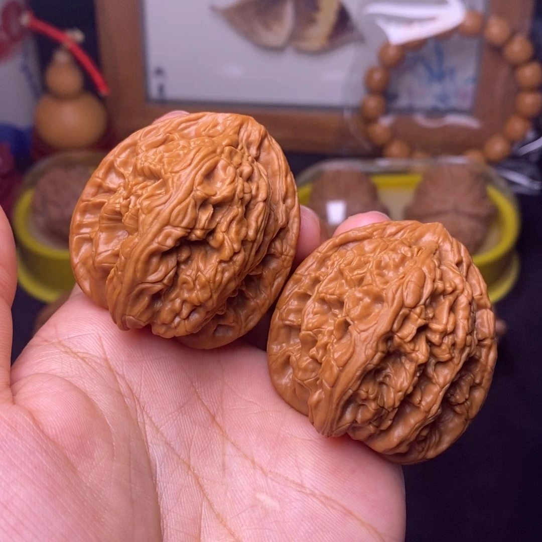 文玩核桃把件41.5龙门柱