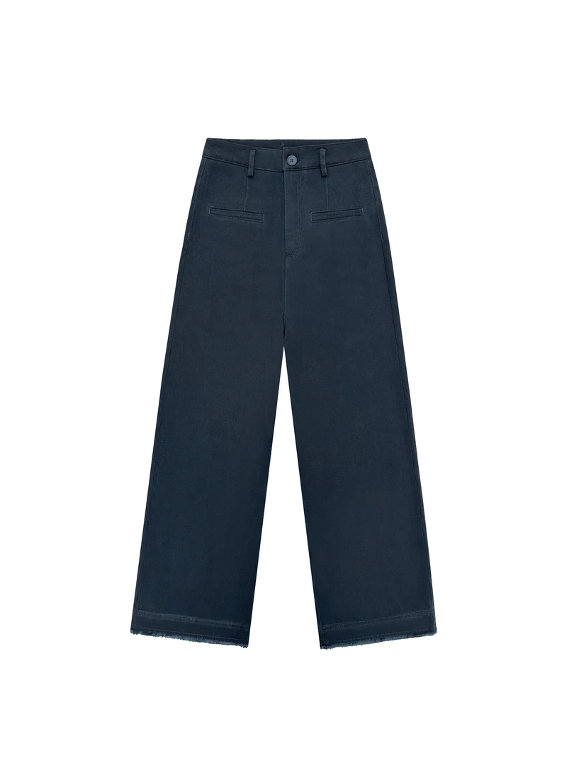 秋季新款直筒阔腿裤U136