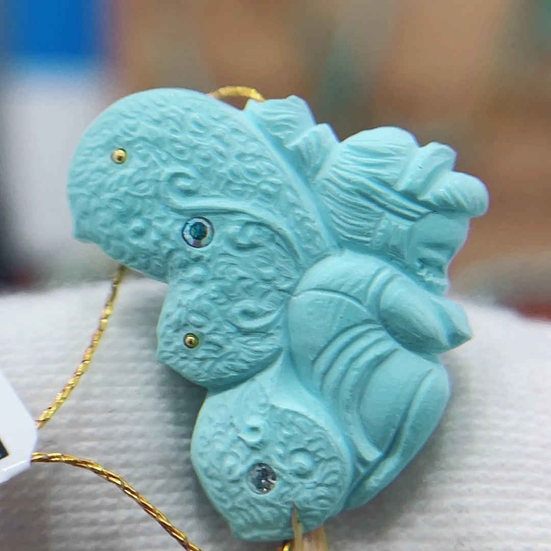 未镶嵌绿松石珠宝奇石