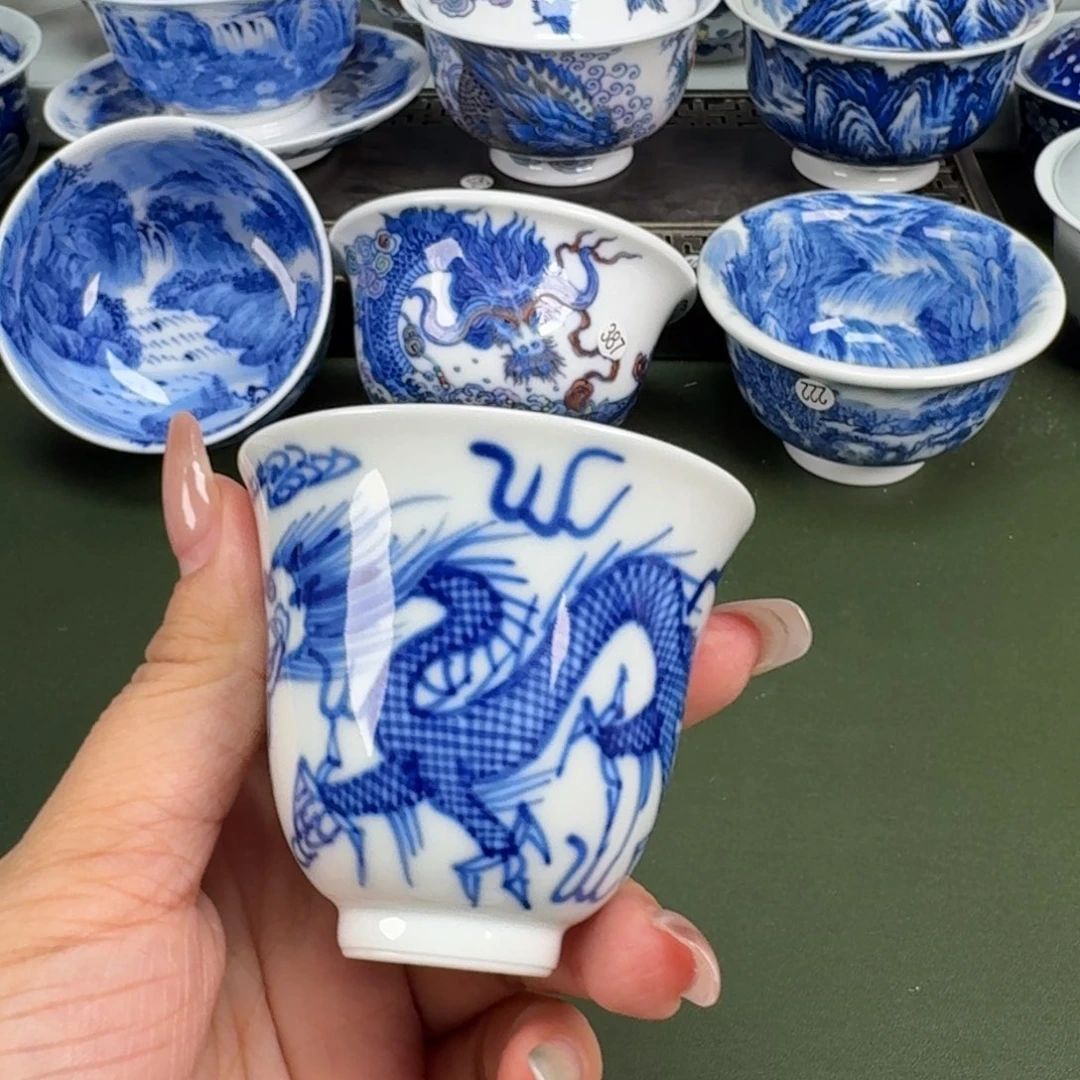 景德镇纯手工手绘茶器蒙蒙