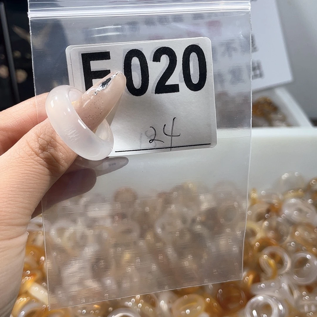 玛瑙/玉髓戒指合金020