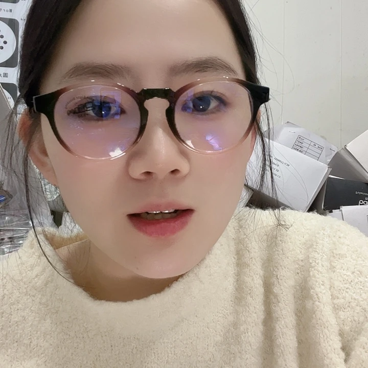 平光加老花镜250茶色