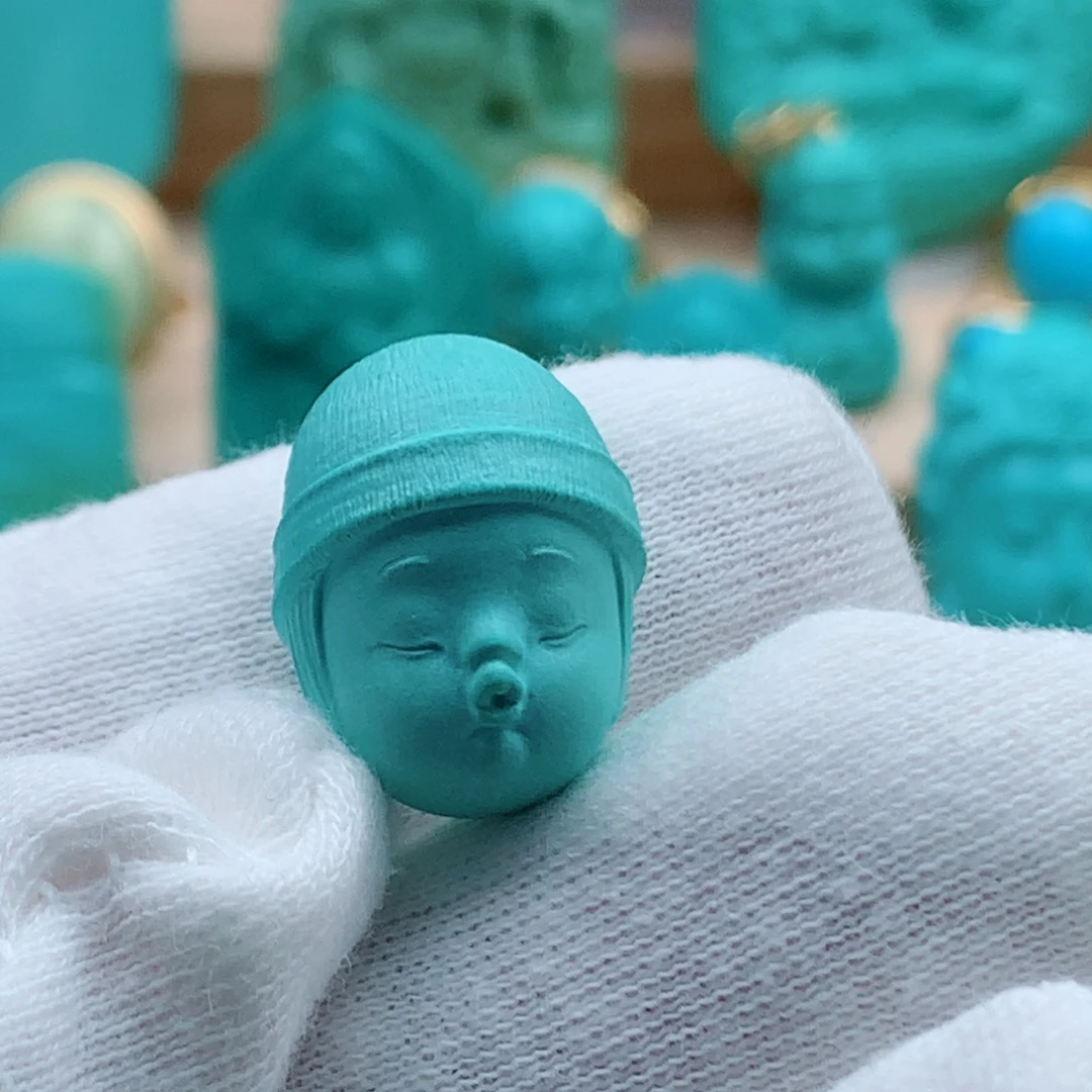 未镶嵌绿松石童趣