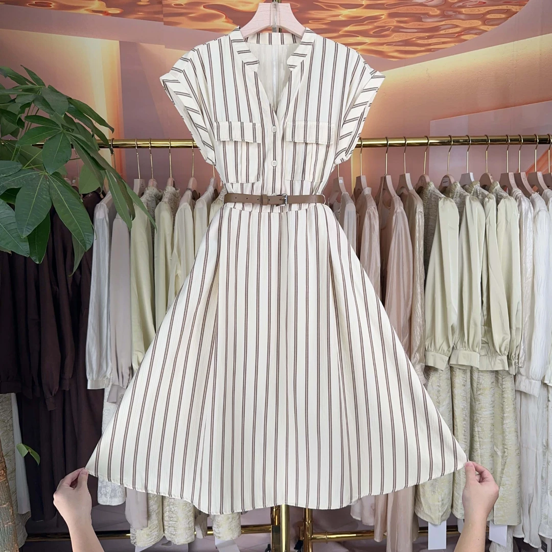 【RG1081】2025年时尚气质百搭减龄显瘦新款女装连衣裙