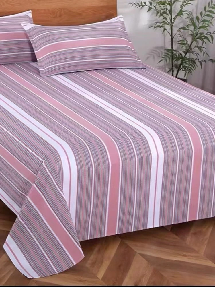 加厚加密100%纯棉双人床单防滑凉席床单