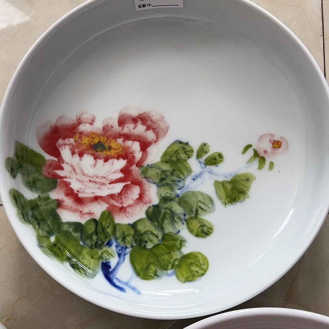 瓷片烟****源景德镇陶瓷手工手绘制作