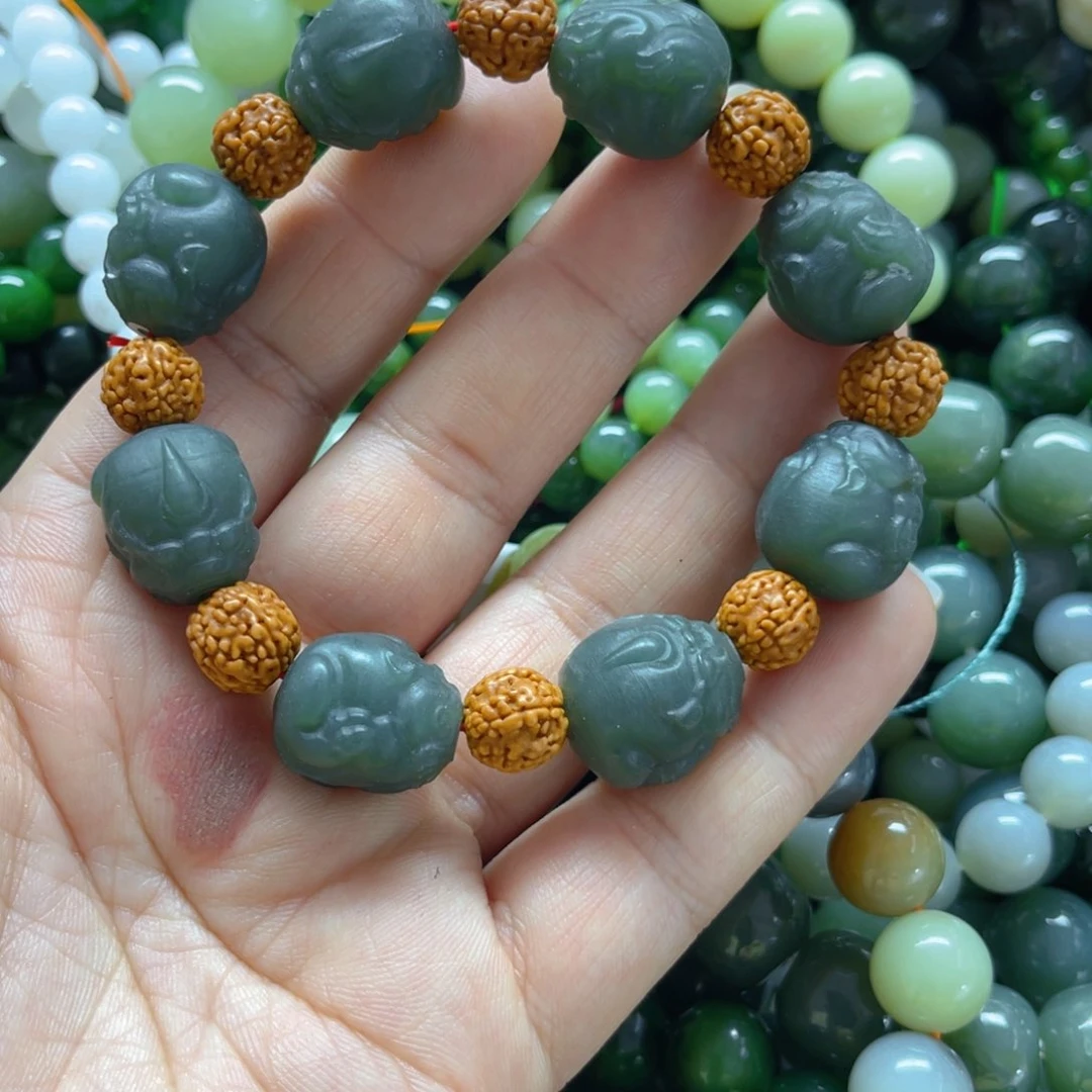 和田玉手链未镶嵌