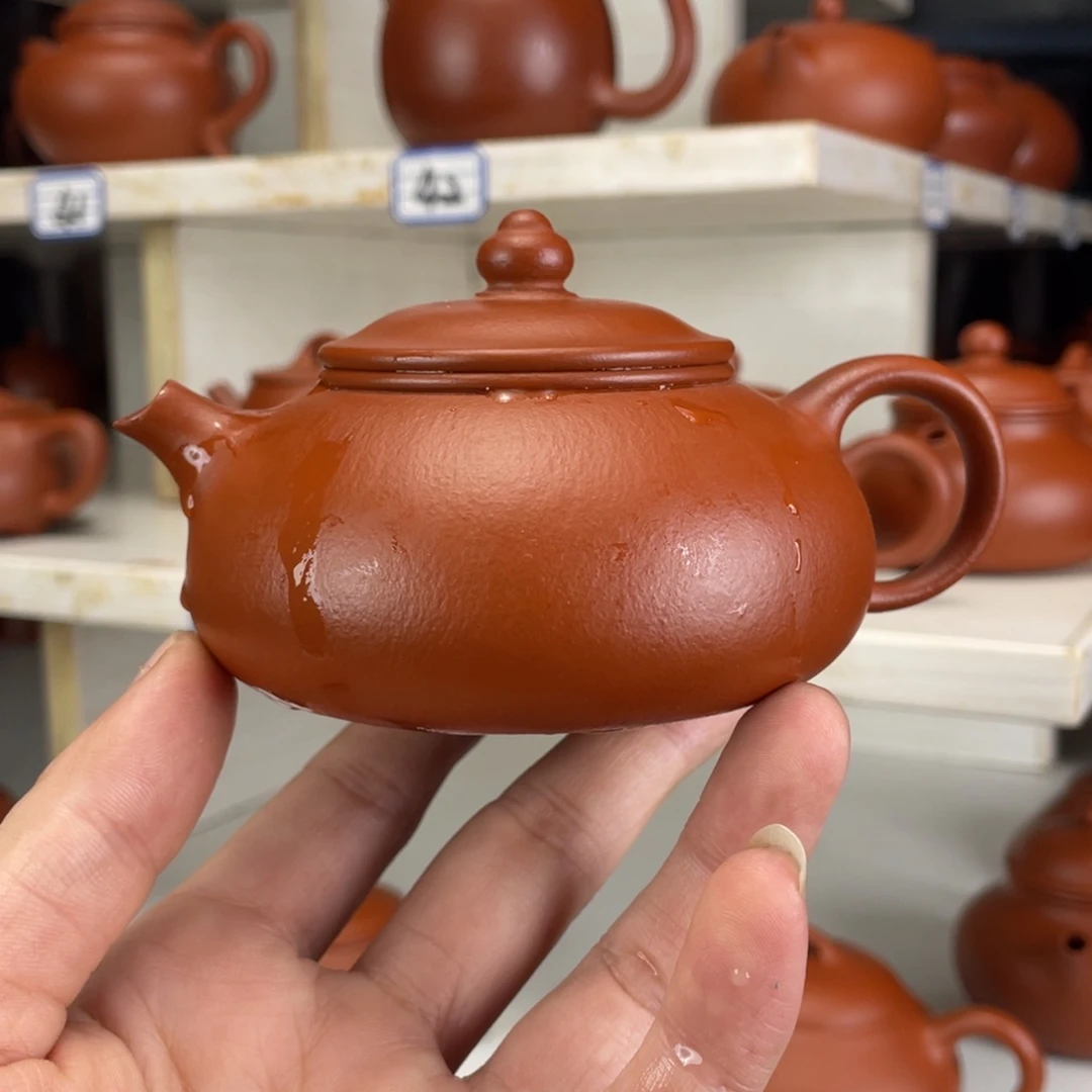 茶壶紫砂从*赵庄朱泥全手工200毫升