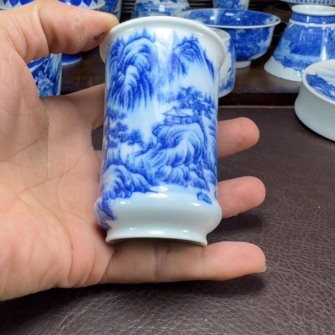 石***少瓷片当代景德镇陶瓷手绘茶具