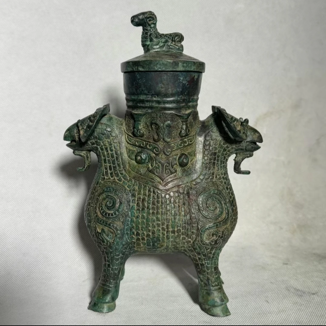 仿青铜酒容酒瓶工艺品摆件复古家居精美礼品