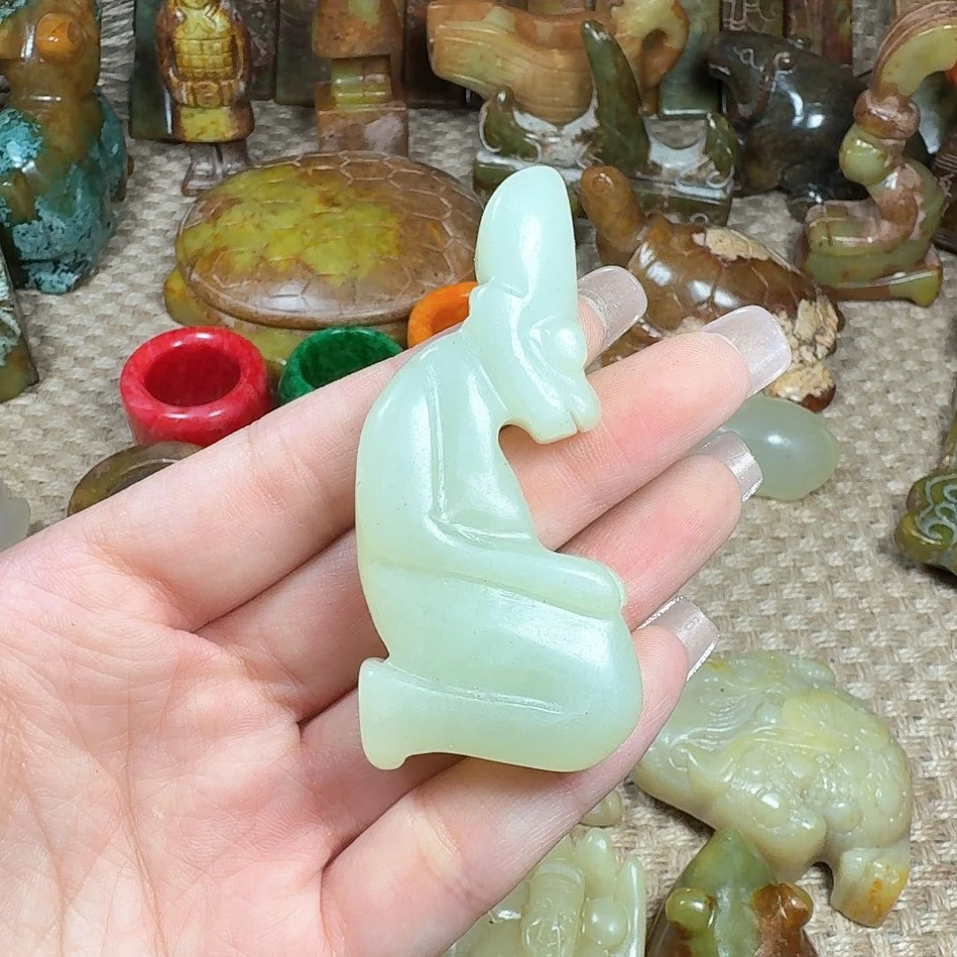 白玉菩提吊坠挂件