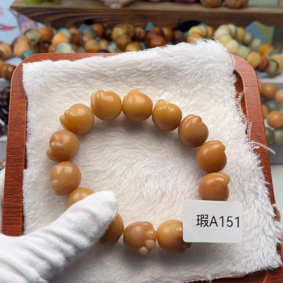 菩提根/象牙果吊坠1****悱瑕A151猫爪16mm一串