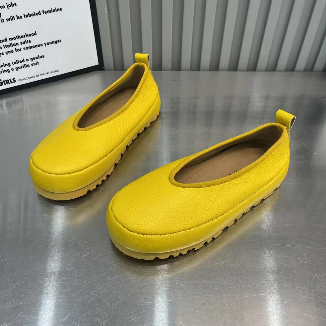 网红百搭平底浅口女2025新款时尚小众休闲浅口瓢鞋和尚鞋百搭单鞋