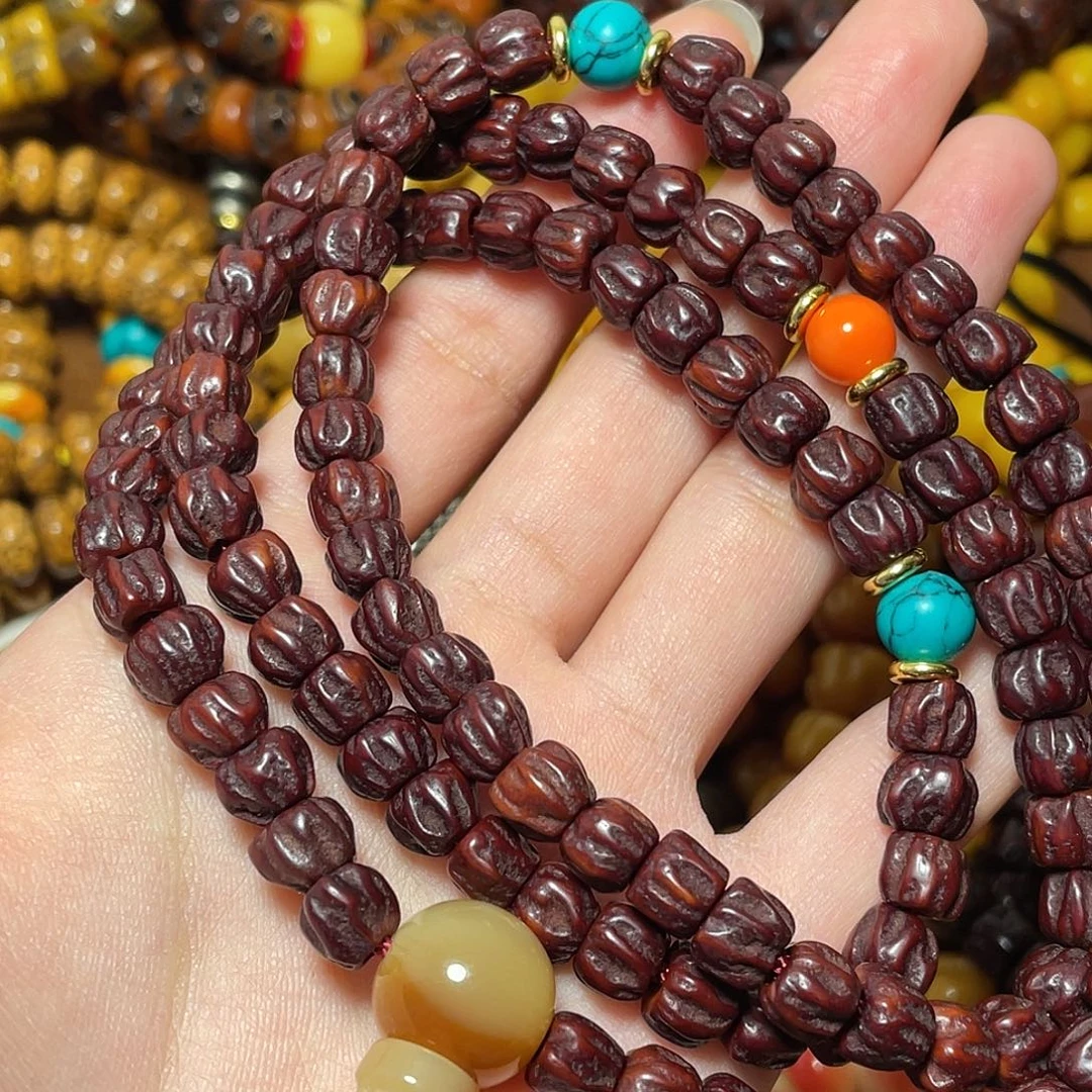 藏传文玩长串念珠