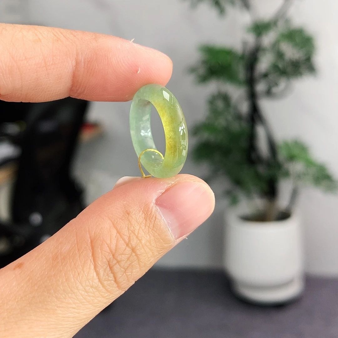 翡翠未镶嵌戒指3-4号