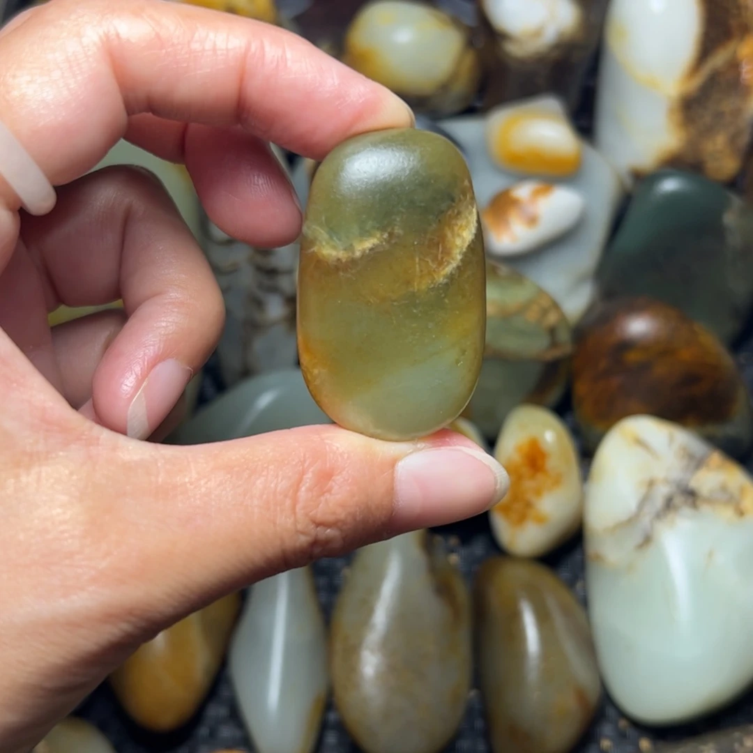 和田玉未镶嵌挂件5