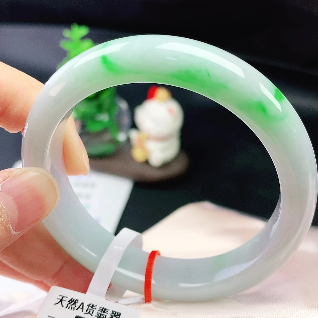 未镶嵌手镯翡翠55圈
