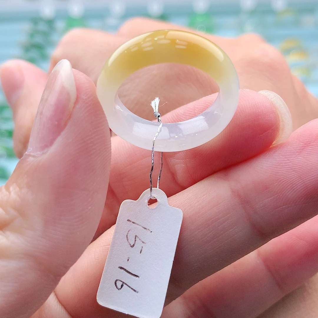 翡翠戒指未镶嵌缅甸翡翠A货