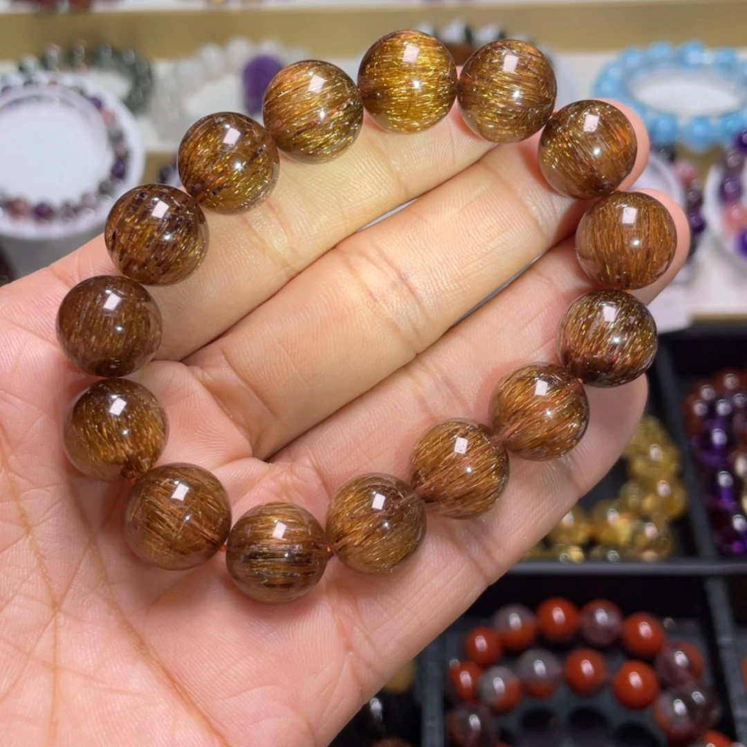 水晶手链未镶嵌铜顺发