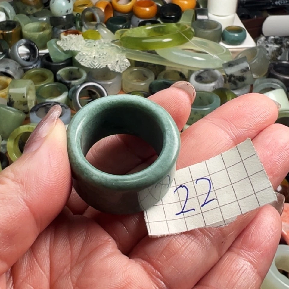 【闪购商品】未镶嵌岫玉戒指澹**生