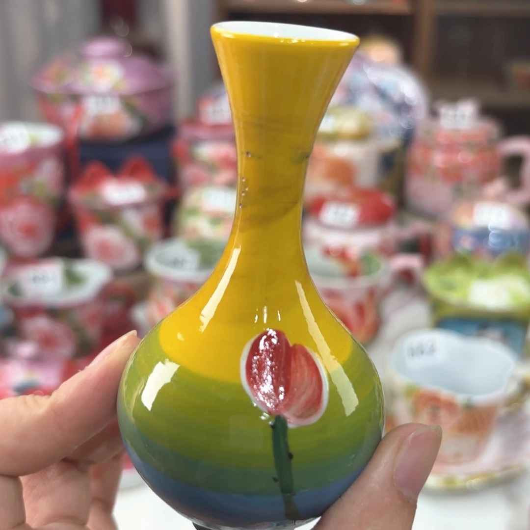 景德镇手绘高温釉下彩陶瓷茶具