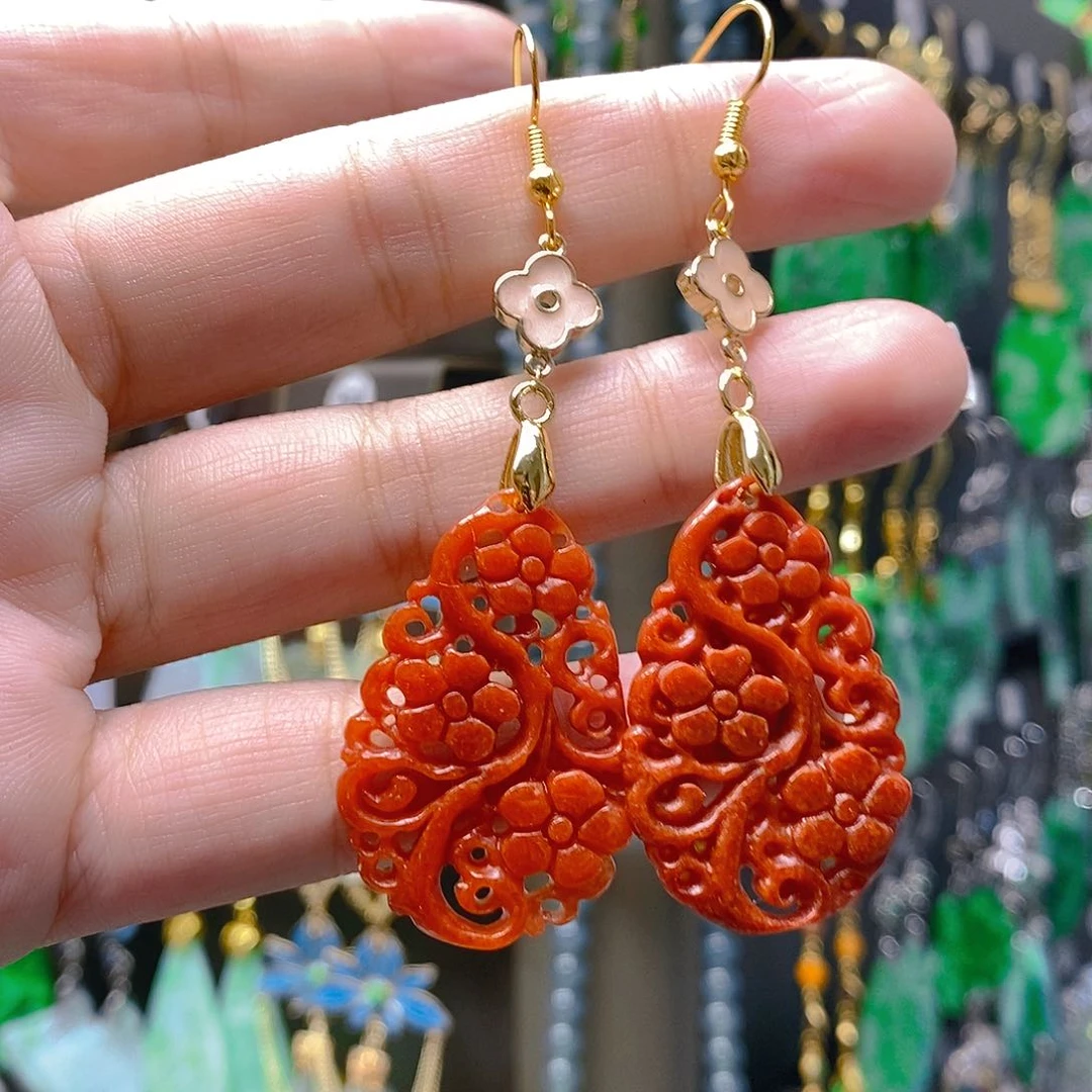 未镶嵌翡翠耳饰翡翠