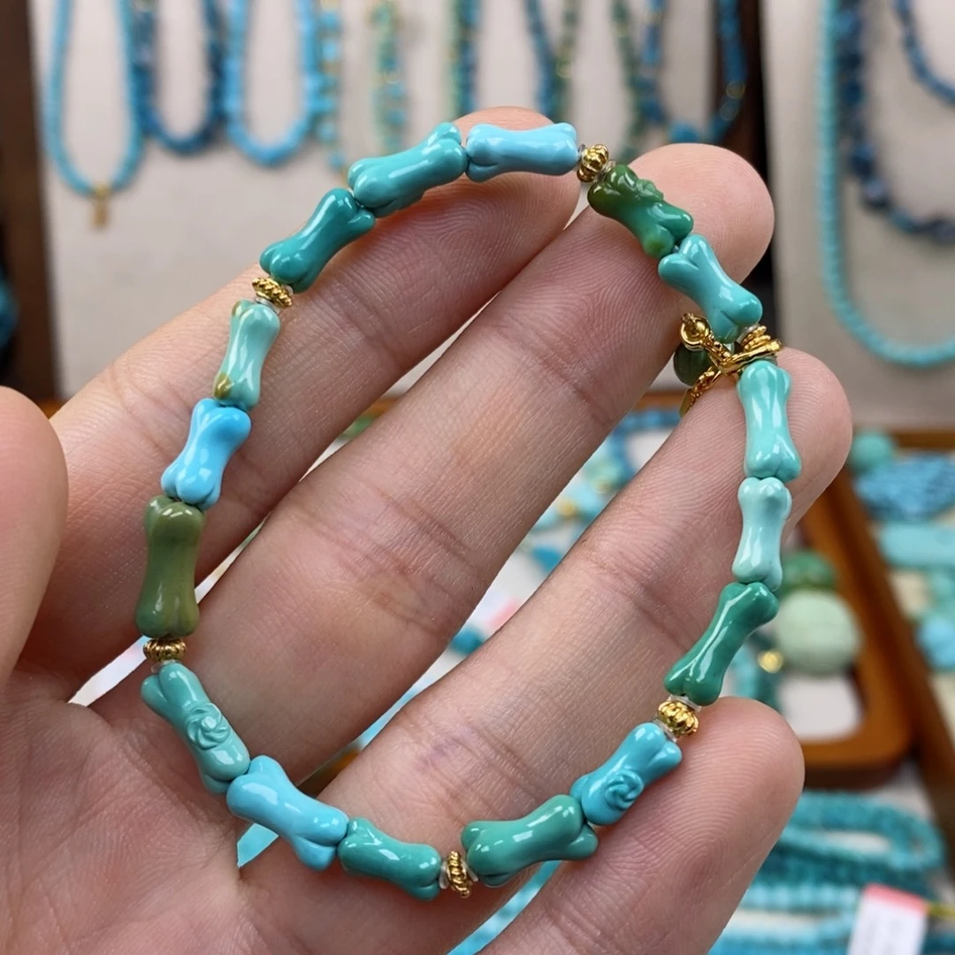 绿松石未镶嵌手串