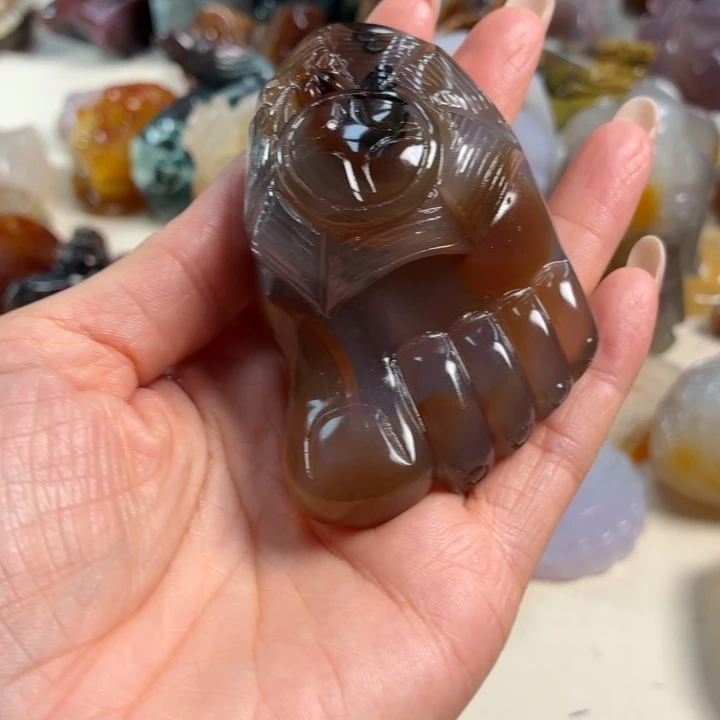 玛瑙/玉髓未镶嵌吊坠(不含链)