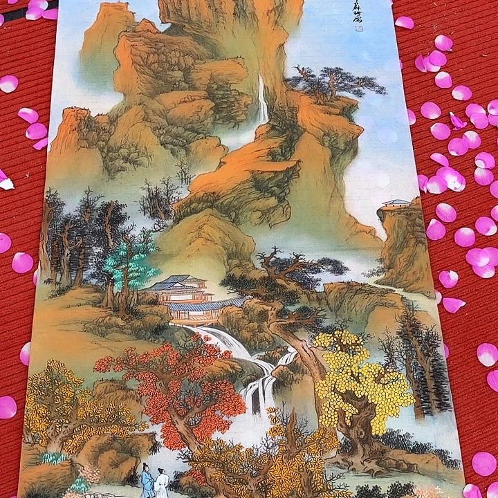 国画苏珊老师展览原作