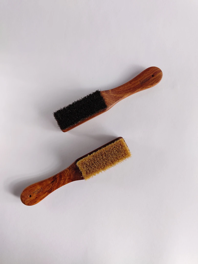 天然鬃木柄高端文玩猪鬃刷
