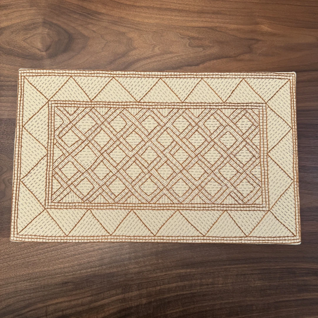 密密毯｜47.5*29｜手工刺绣茶席｜知己刺子绣