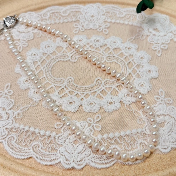 【六六中古】孤品淡水珍珠项链ew354链长42