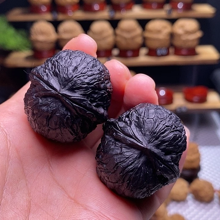 文玩核桃把件天蝉手35