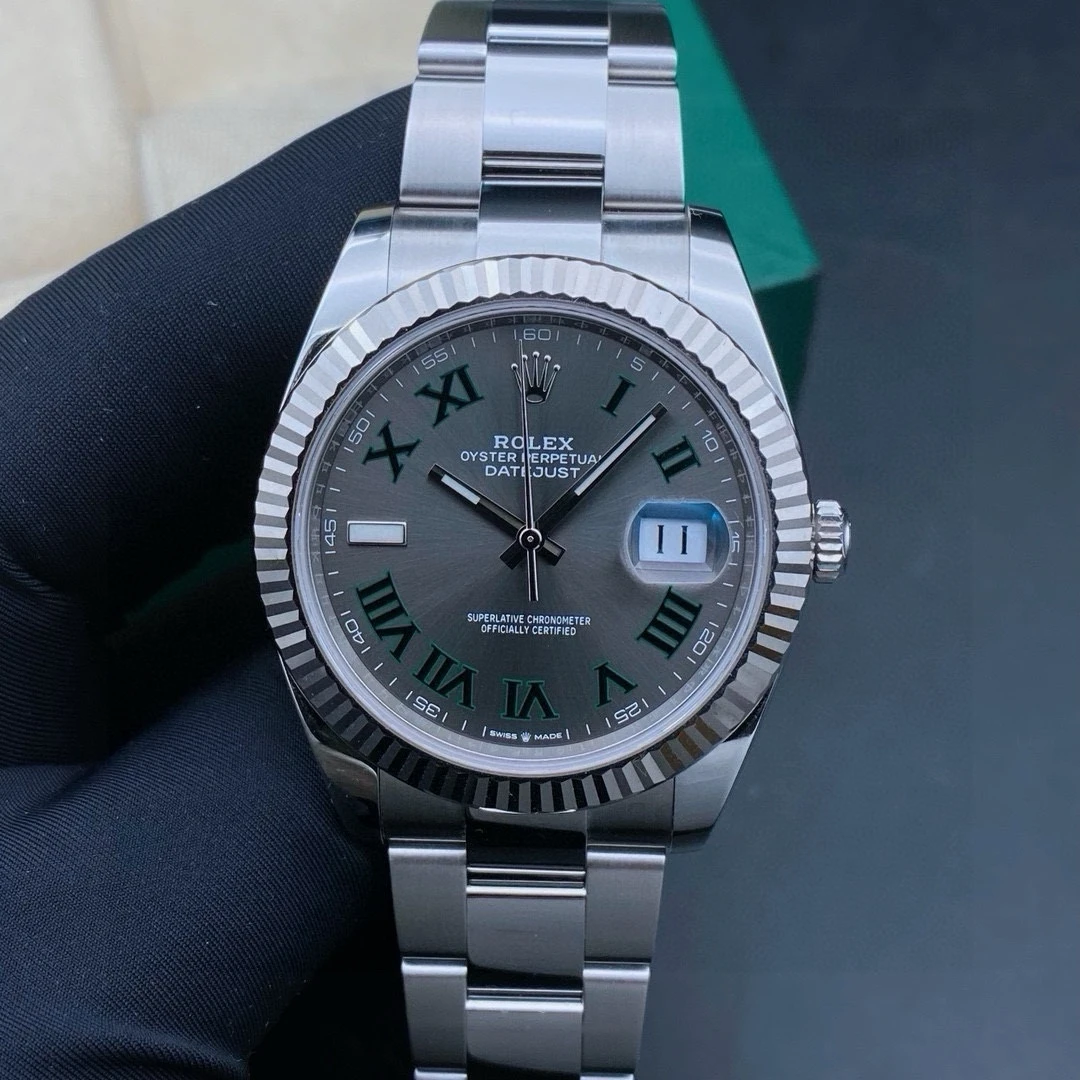 99新 Rolex/劳力士 24年全套/126334/18K白金/精钢材质/41表径